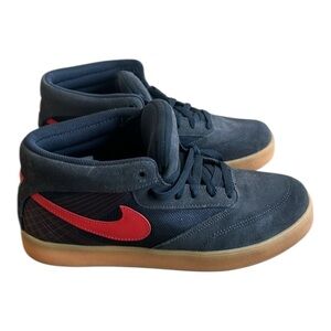 Nike SB Zoom Omar Salazar Mid Navy and Red Sneakers 2010 Men size 9.5
